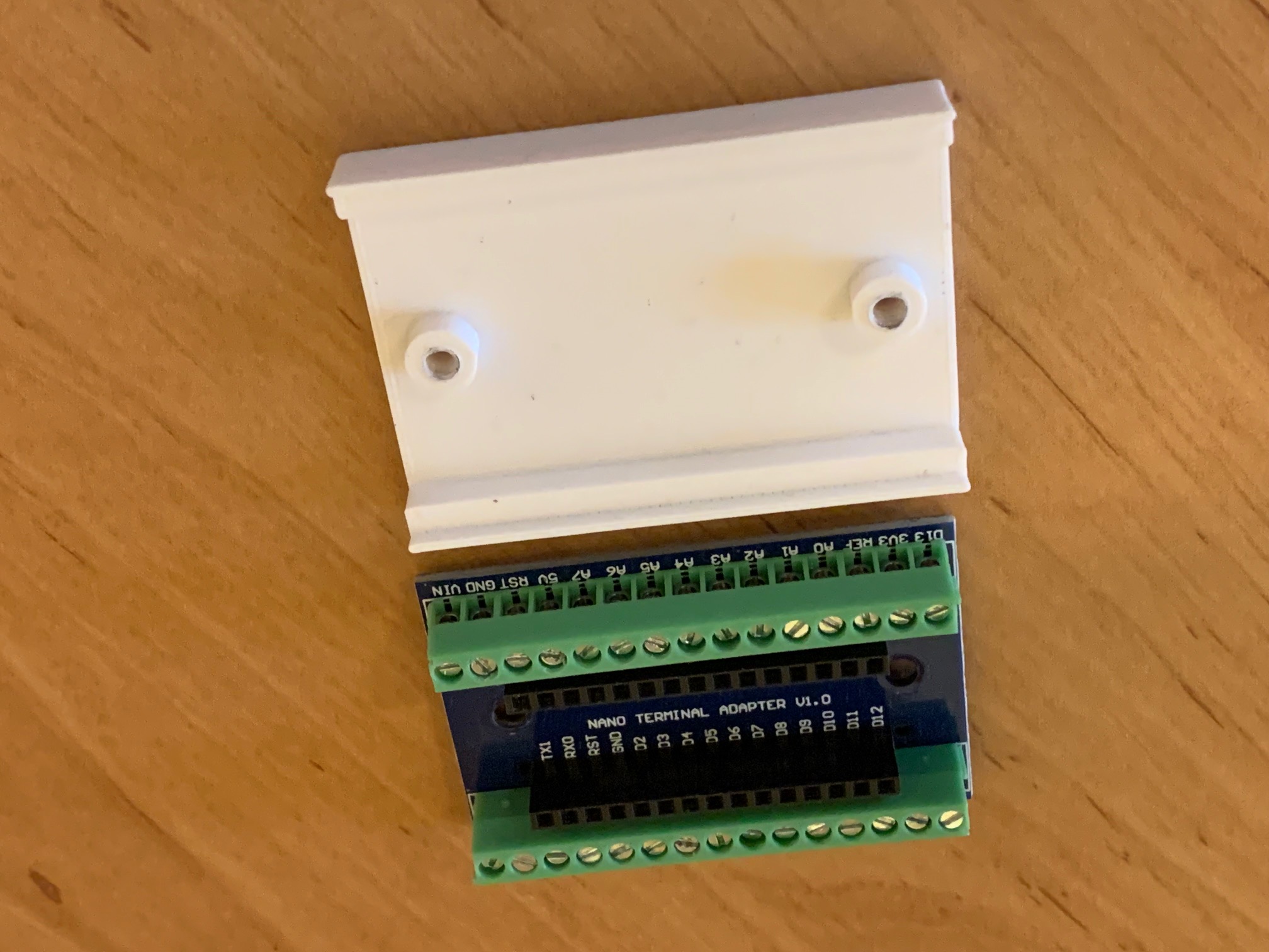 Arduino Nano - Screw Terminal Stand by zcizek | Download free STL model ...