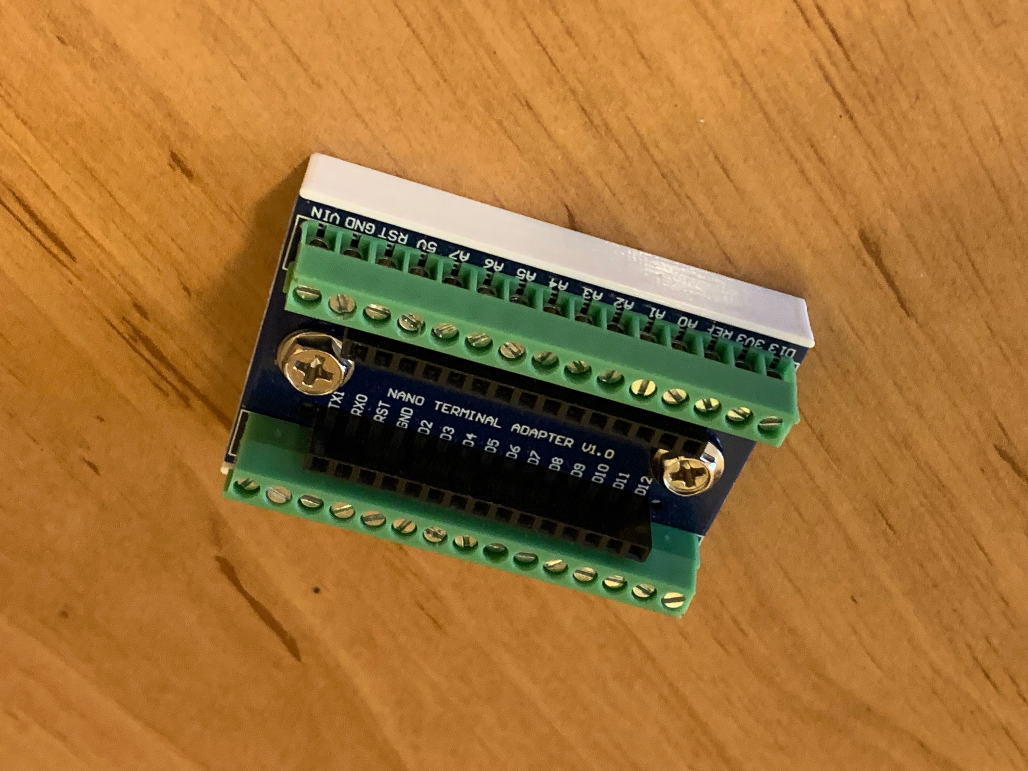 Arduino Nano - Screw Terminal Stand by zcizek | Download free STL model ...