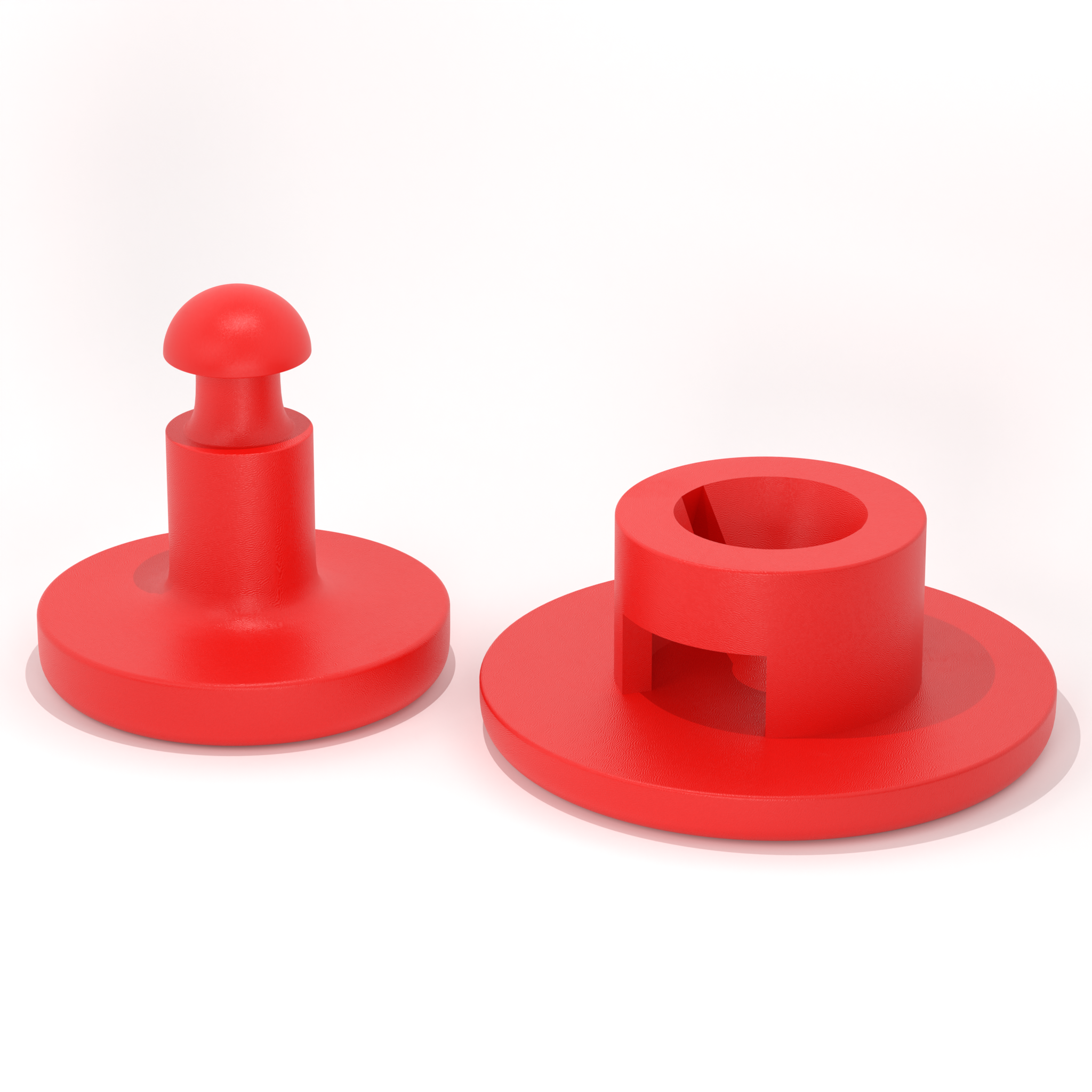 Pivot pin of the Crocs' strap