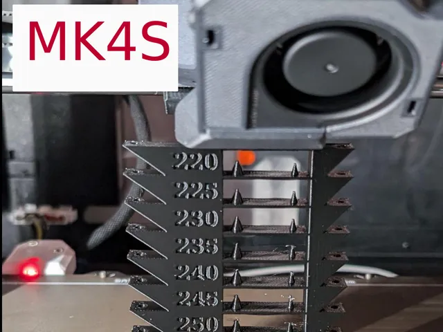 MK4S w/o MMU3: Improved All-In-One Temperature and Bridging Tower -- High to Low Temps PLA/PETG/ABS/TPU (Remix)