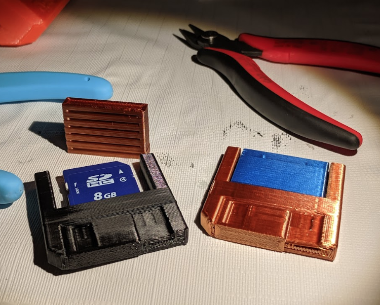Floppy Disk SD Card Holder by bill de_cat Download free STL model
