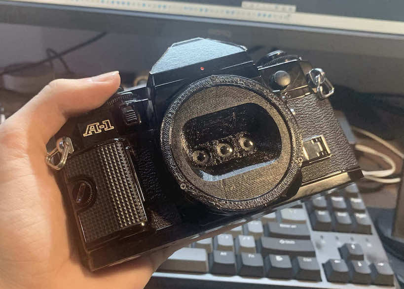 canon fd Wigglegram Lens
