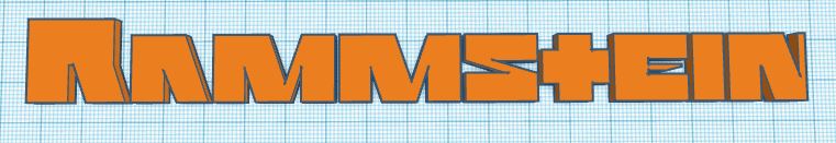 Rammstein font