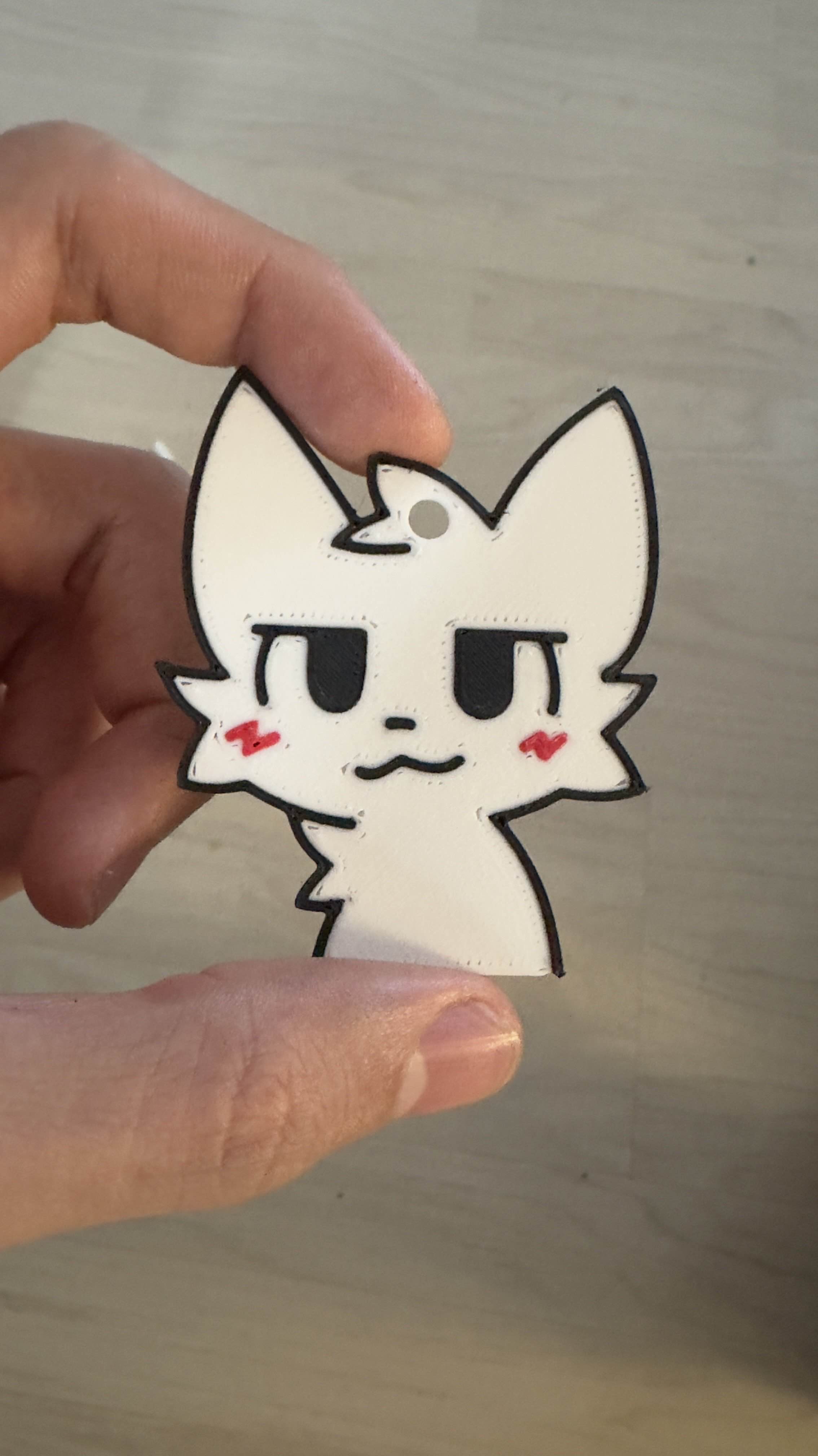 Boy kisser keychain