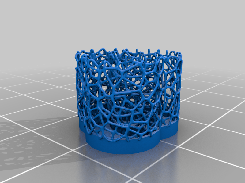 Voronoi Pen Cup/Desk Organizer by Matt's 3D Printer | Download free STL ...