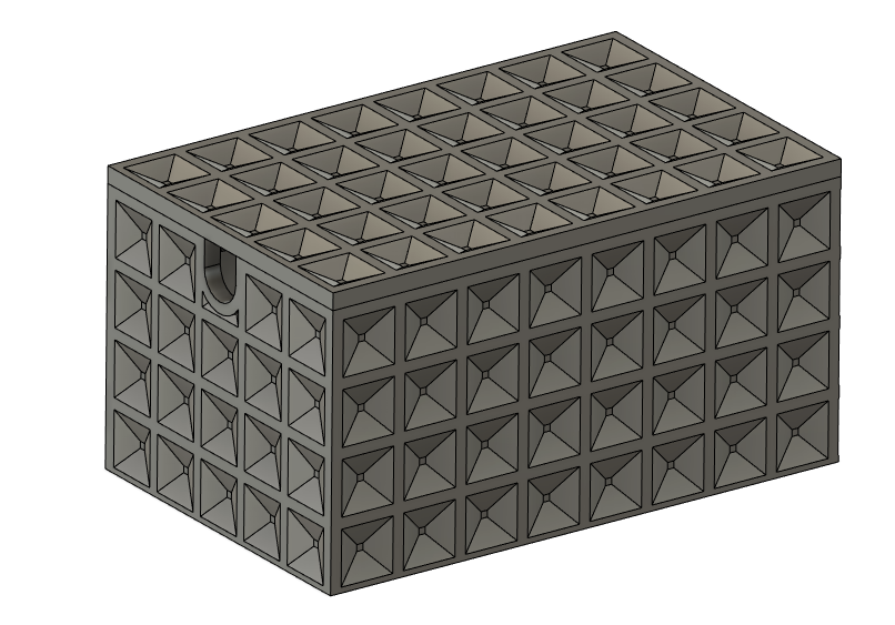 Miniatura 2 do modelo 3D Textured Electronics Project Box