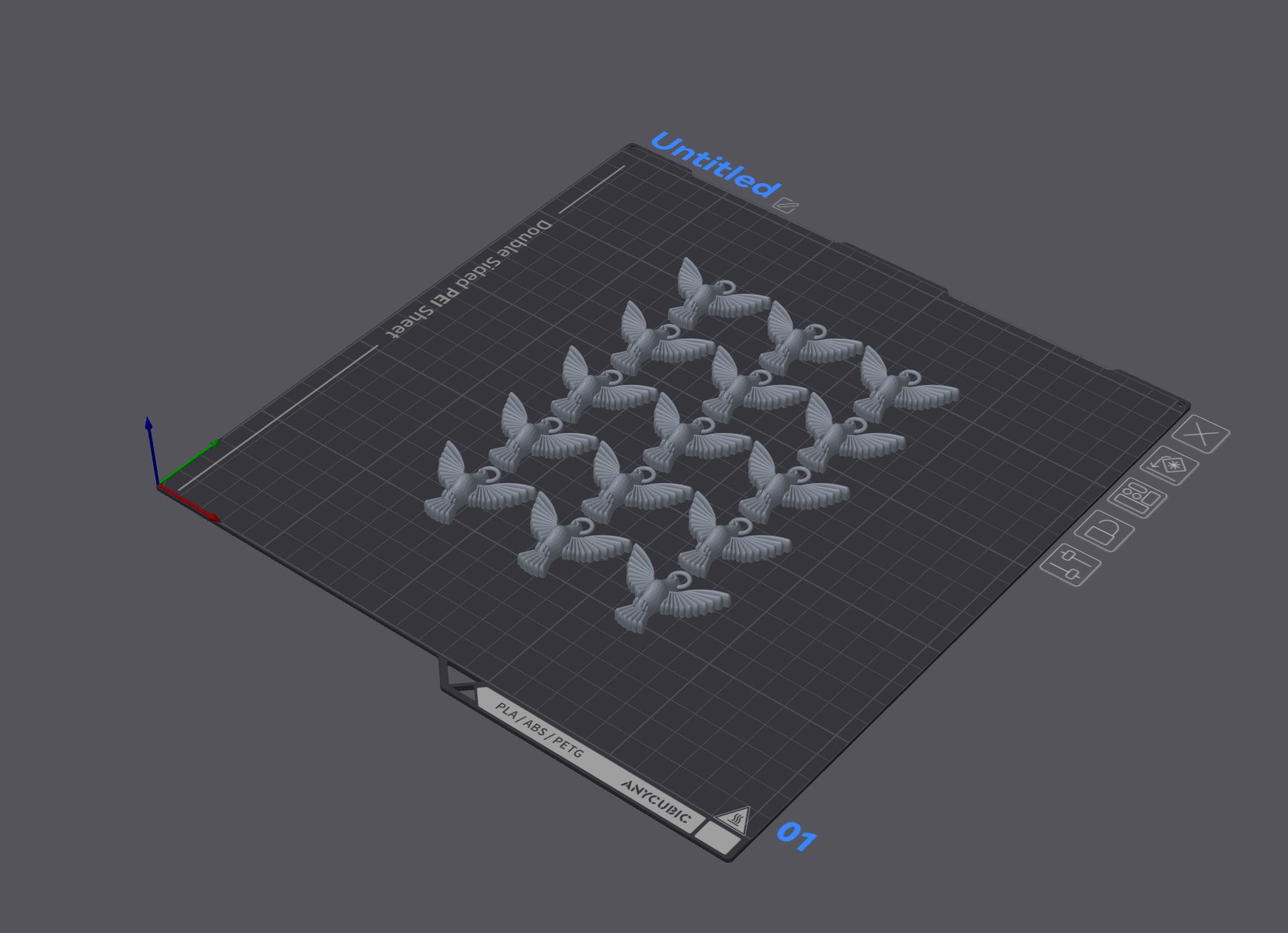Holy Spirit with loop - 15 units PETG