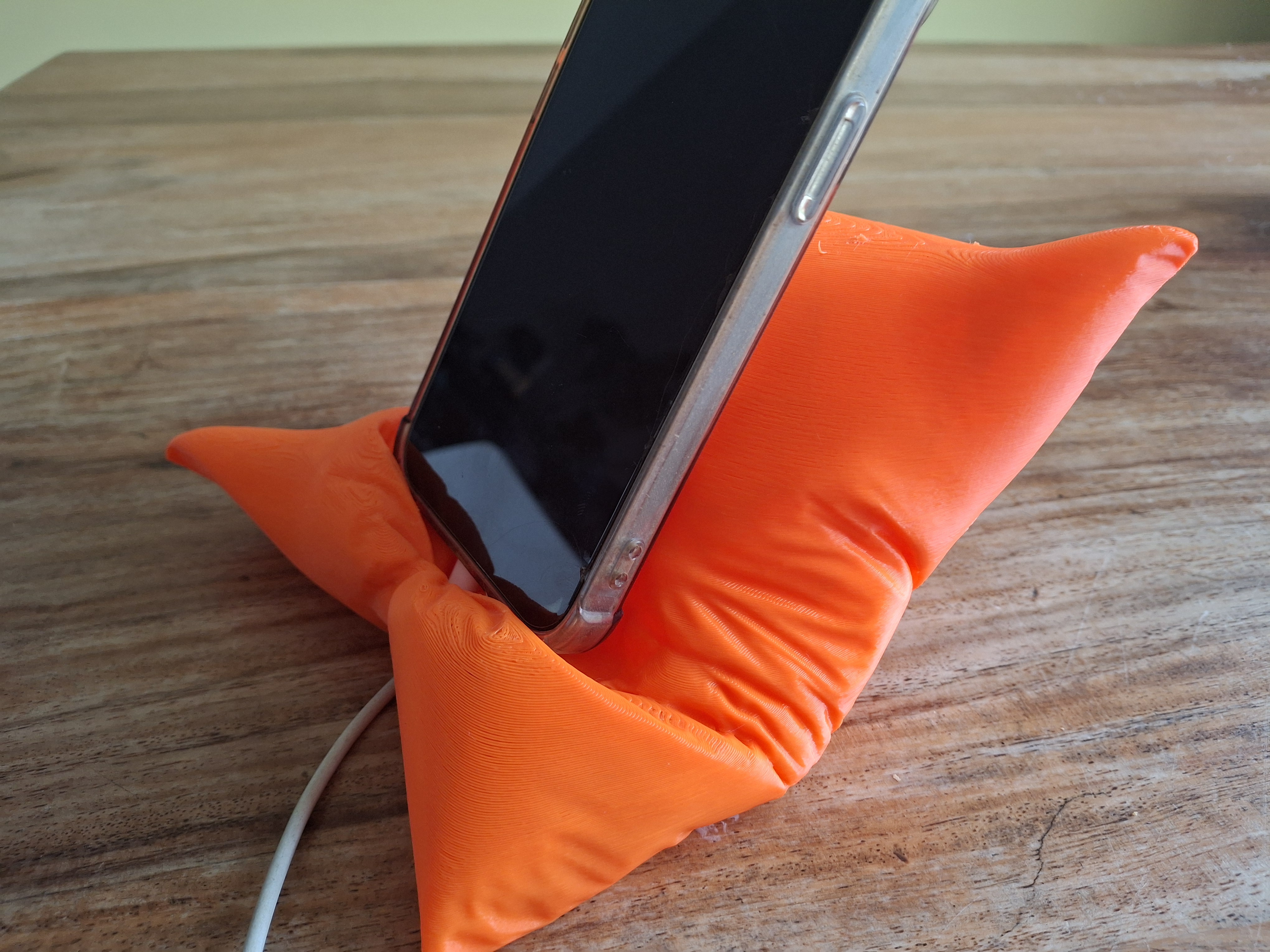 Phone stand: Pillow Phone stand