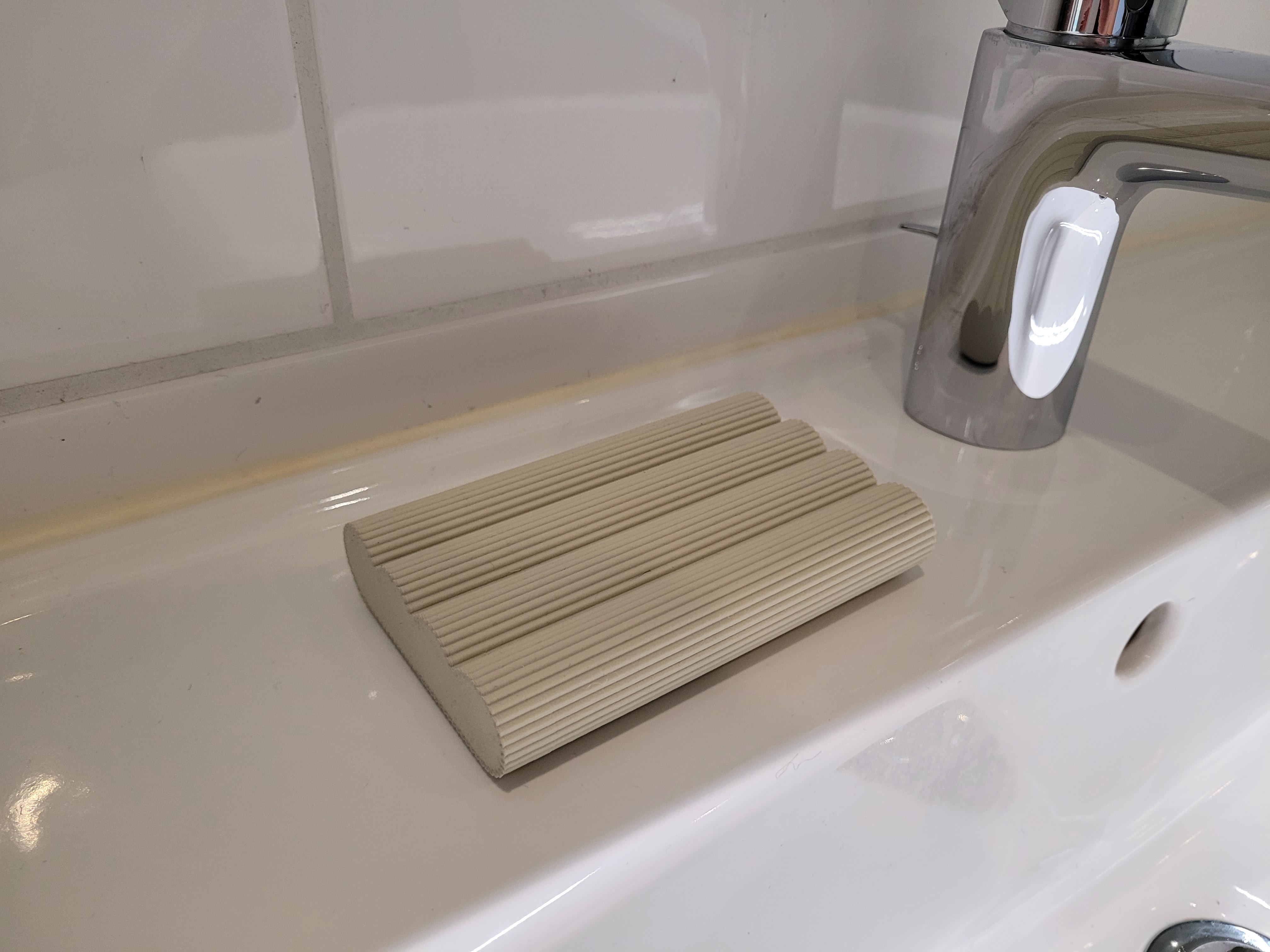 Soap Dish Concrete-Filled
