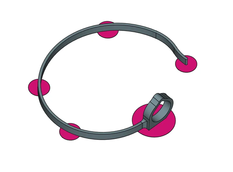 Magnifying Glass Head Strap Holder by Brasa | Download free STL model ...