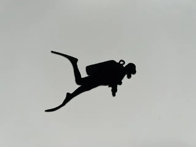 Diver Wall Art #1