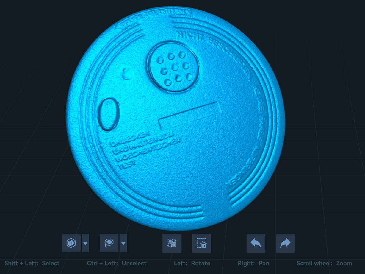 Rauchmelder 3D Scan