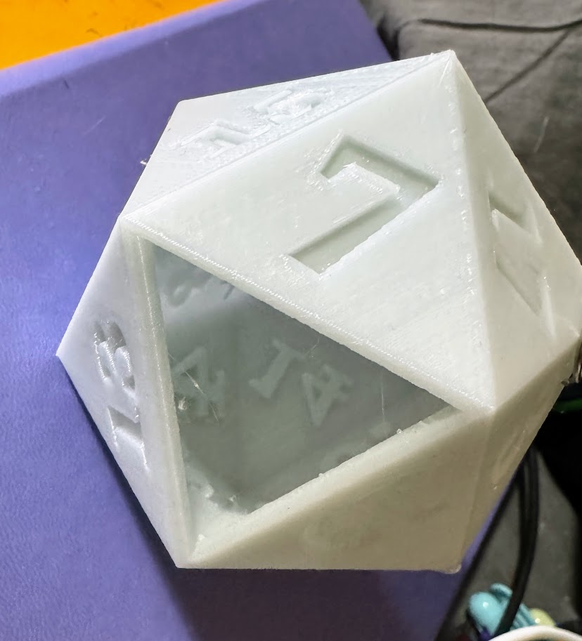 D20 Christmas Ornament Hollow Print In Place Fillable By San G Dice D20 christmas ornament hollow print in place fillable by san g dice