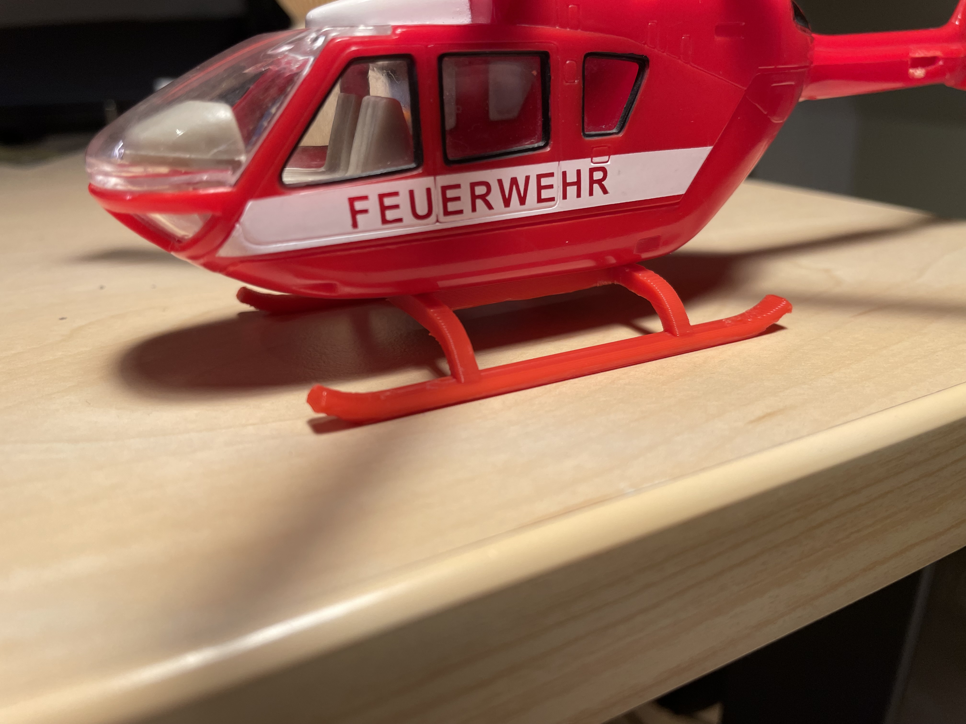 Spare parts for a toy helicopter