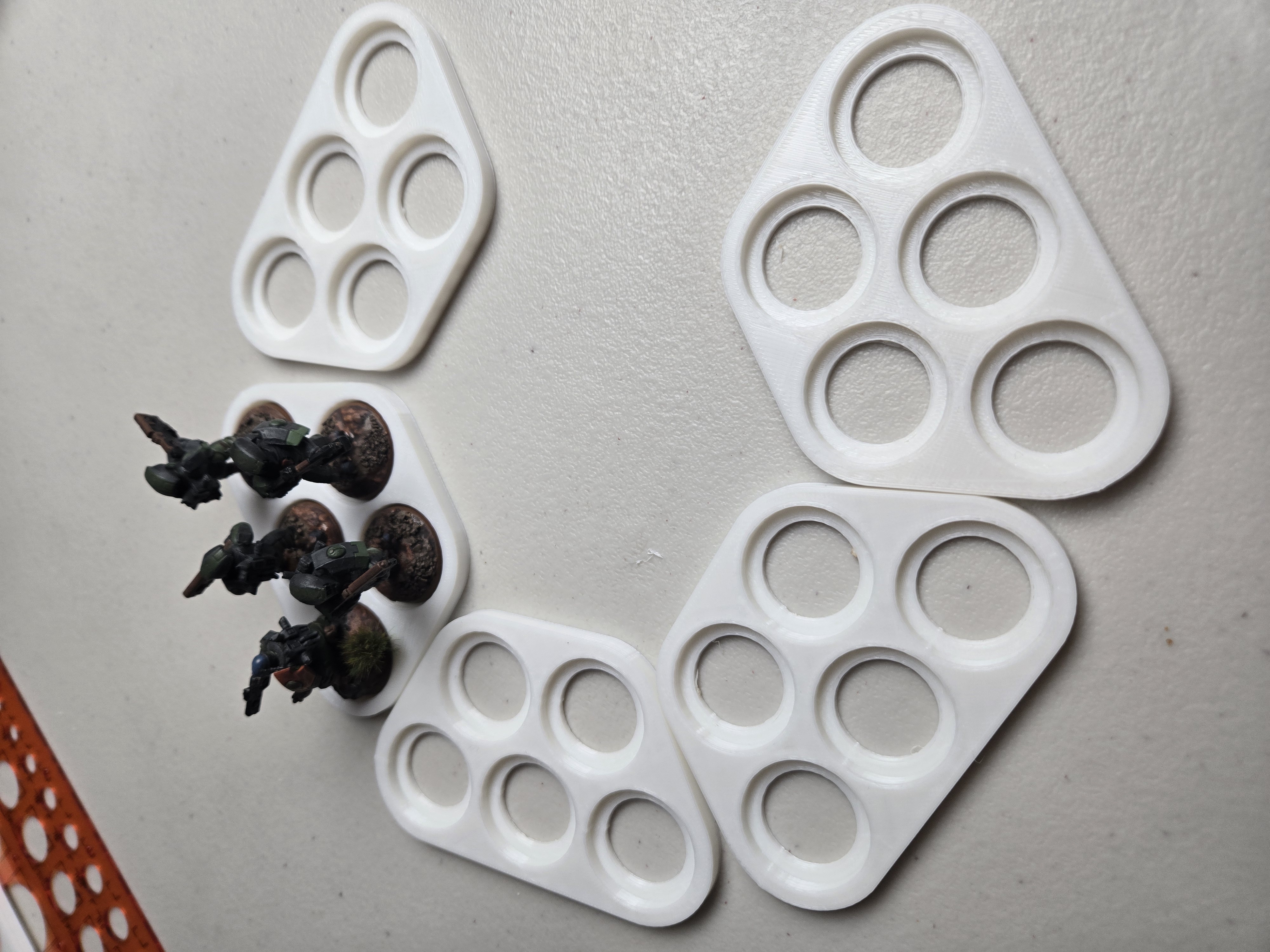 Movement Tray Circular Base 25mm - 5 Models
