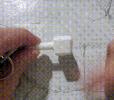 Thor Hammer (Mjolnir) Spinner (print in palce) Keychain