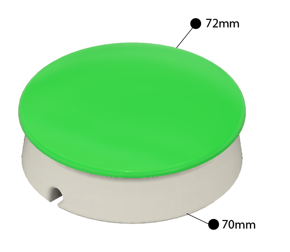 Accessible Button for 12mm Switch by EviaMake | Download free STL model ...