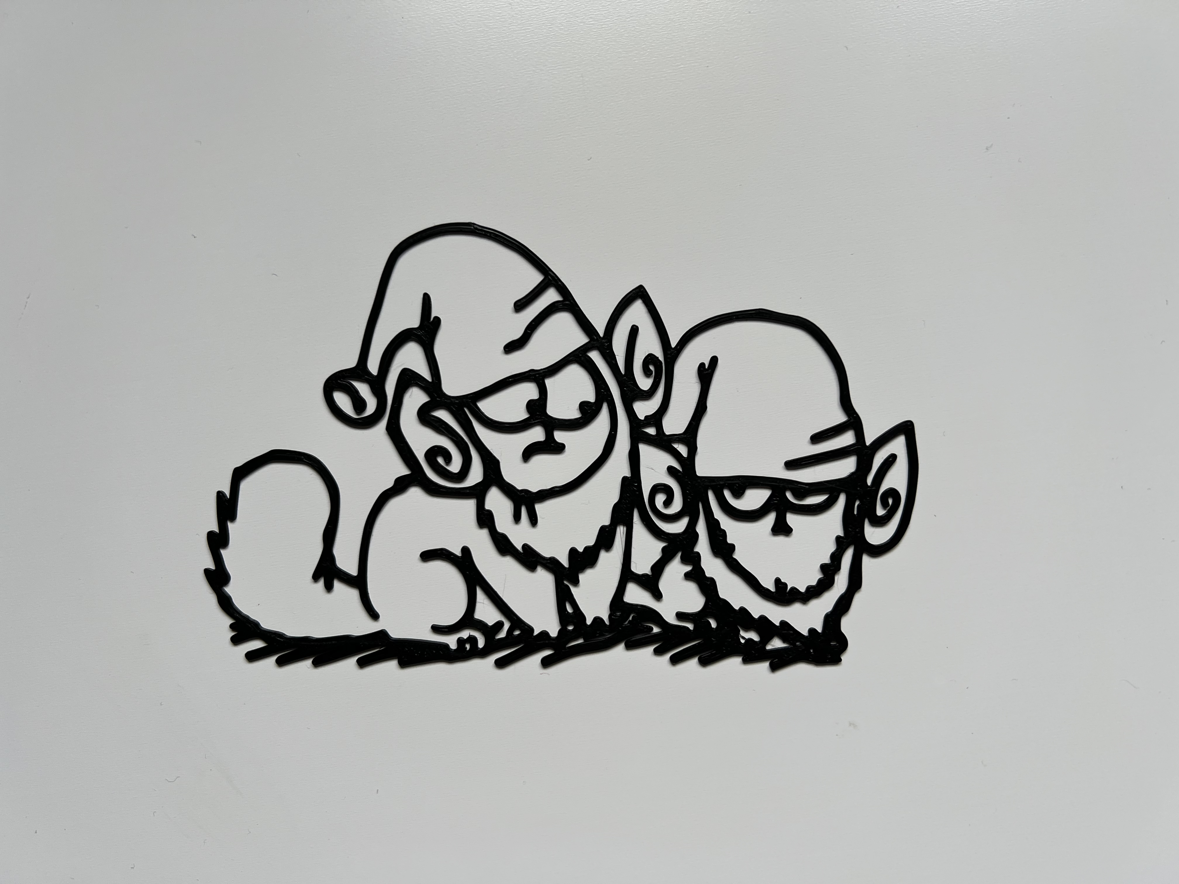 Christmas Simon's Cat Wall Art #4
