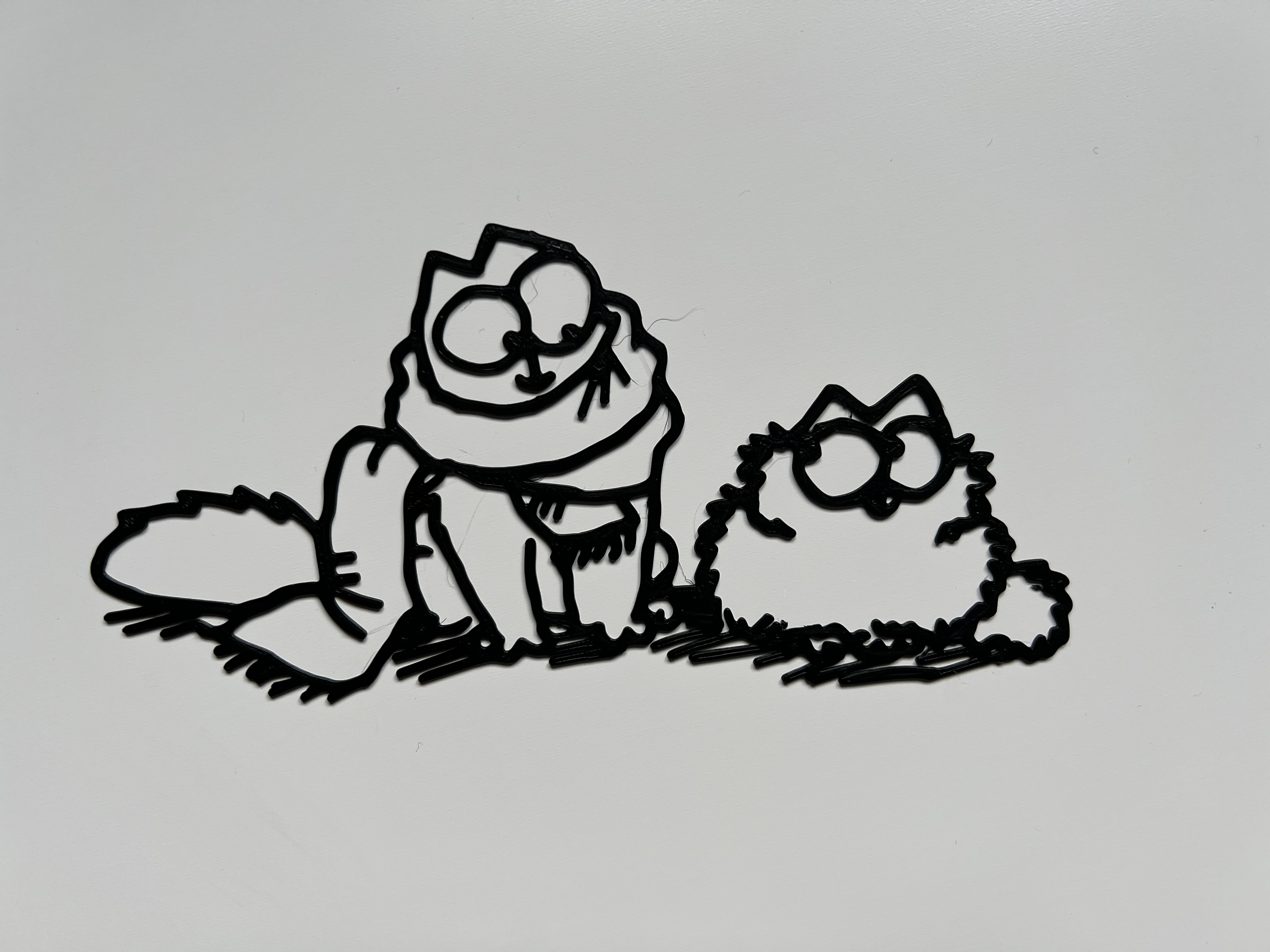 Christmas Simon's Cat Wall Art #6