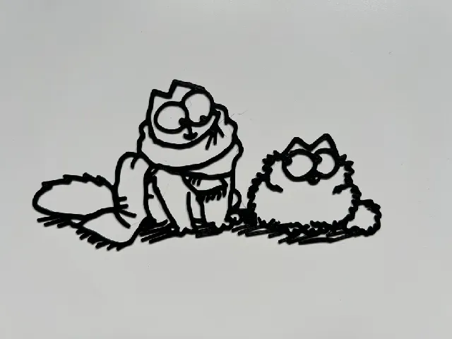 Christmas Simon's Cat Wall Art #6