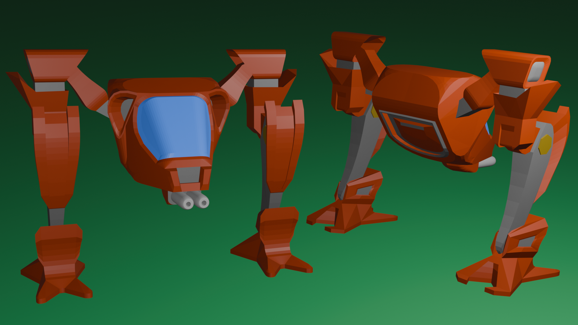 Prowler HAWC - Battletech style figure