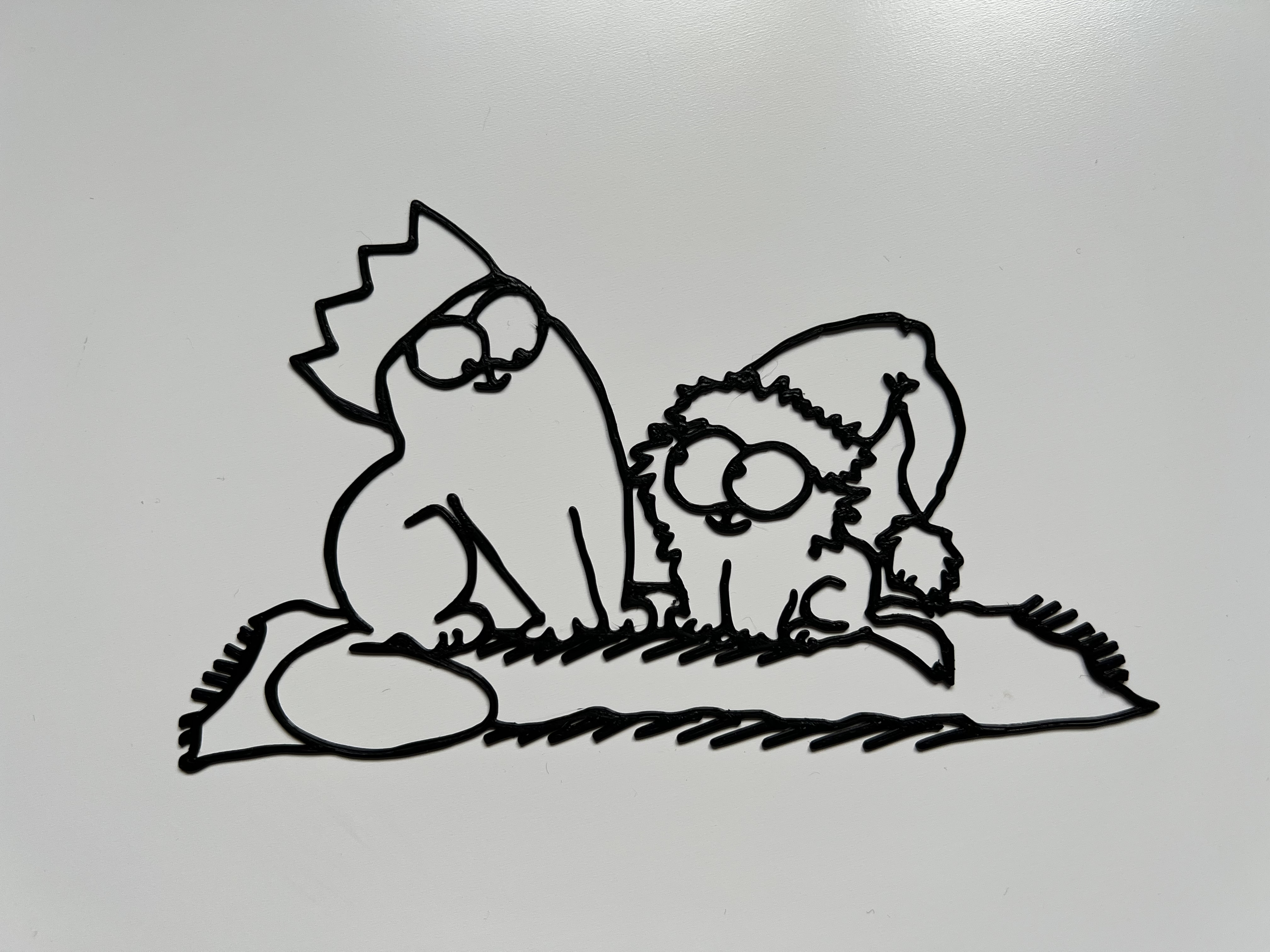 Christmas Simon's Cat Wall Art #8