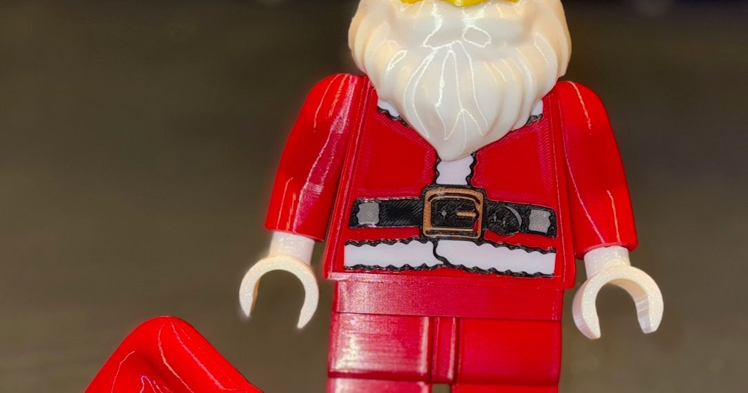 Santa Claus Brick MegaFigure (5:1 Scale) by BrickDreams | Download free ...