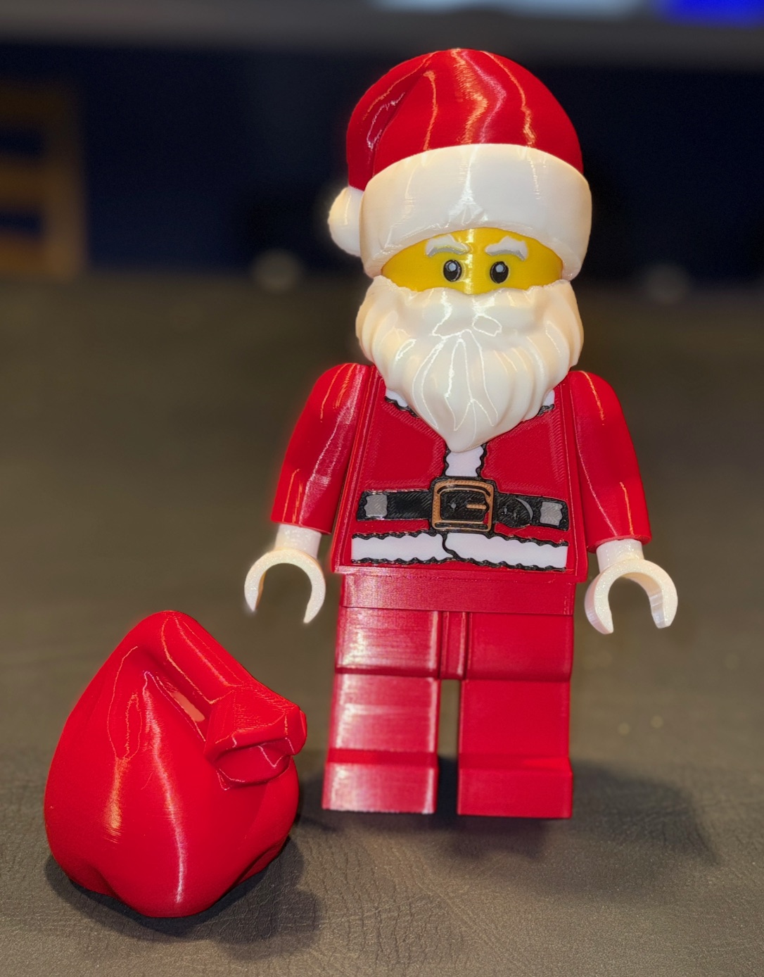 Santa Claus Brick MegaFigure (5:1 Scale)