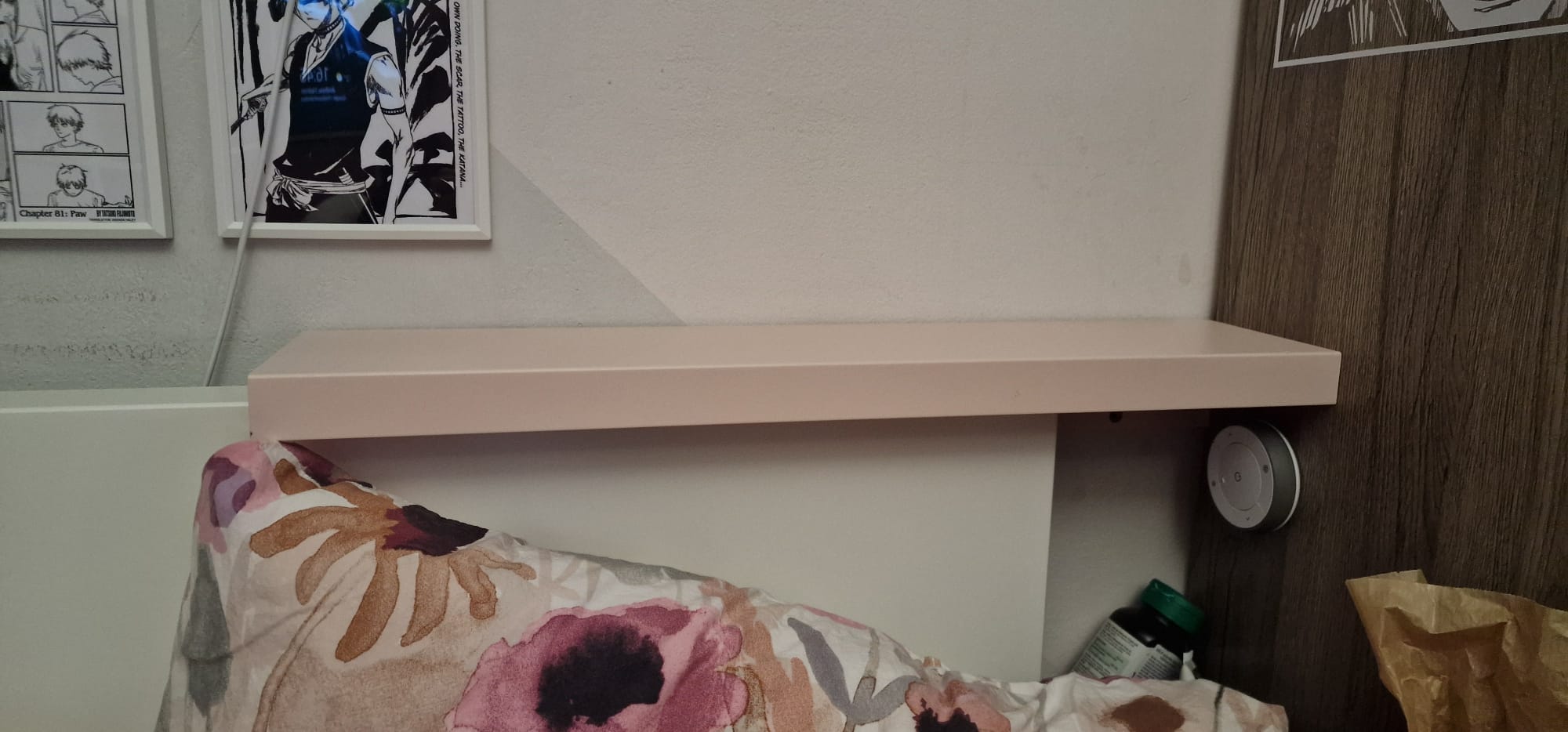 IKEA MOSSLANDA mount for the IKEA MALM bed headboard