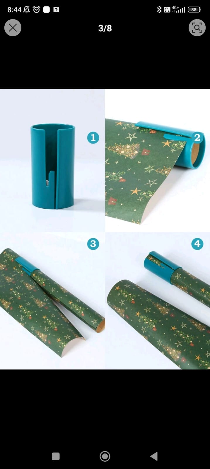 Christmas paper knife