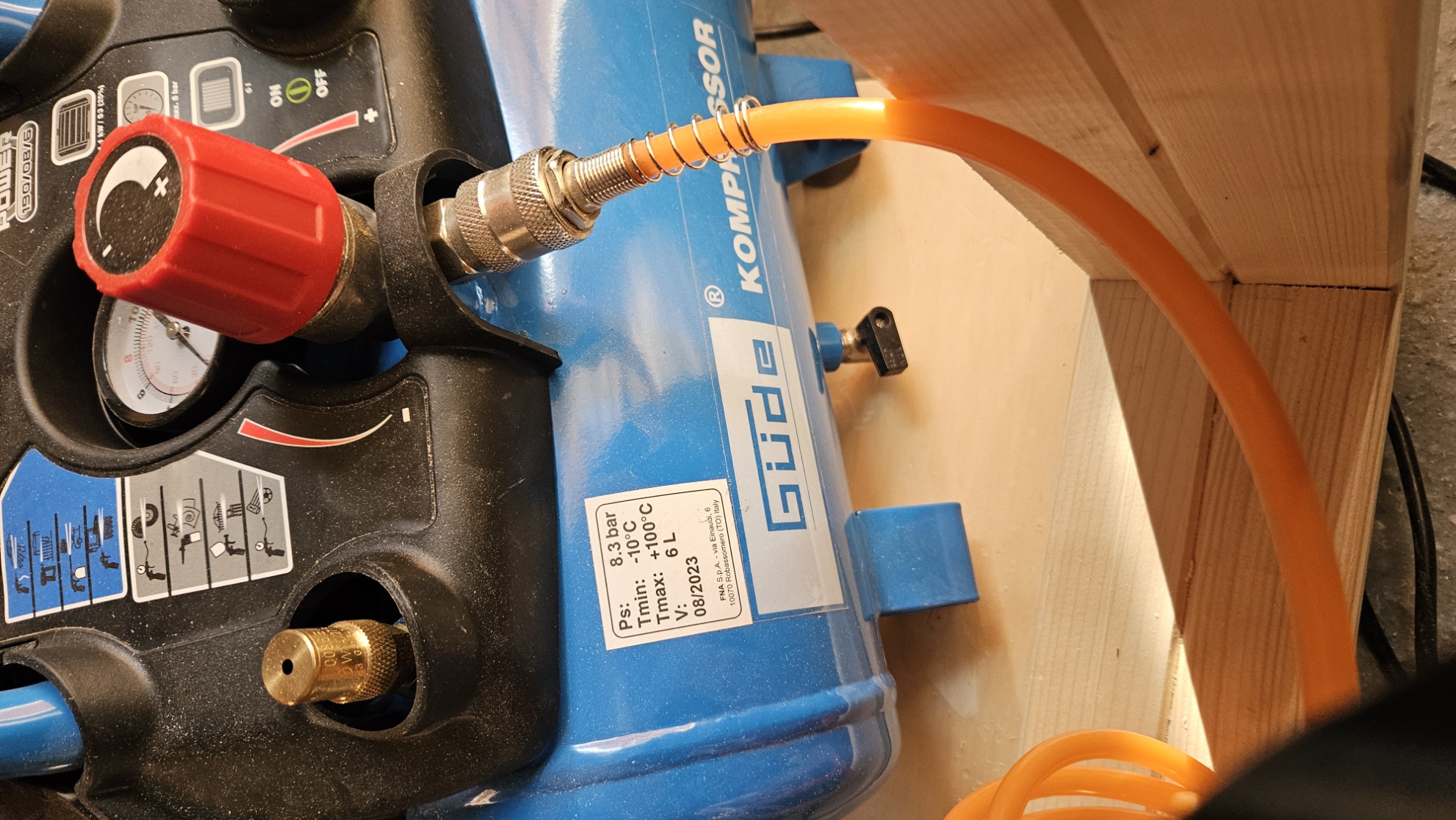 GÜDE Airpower 105 / 8 / 6 SILENT Compressor, Modelis - 50133, žema Kaina