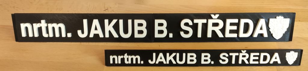 Desk Nameplate