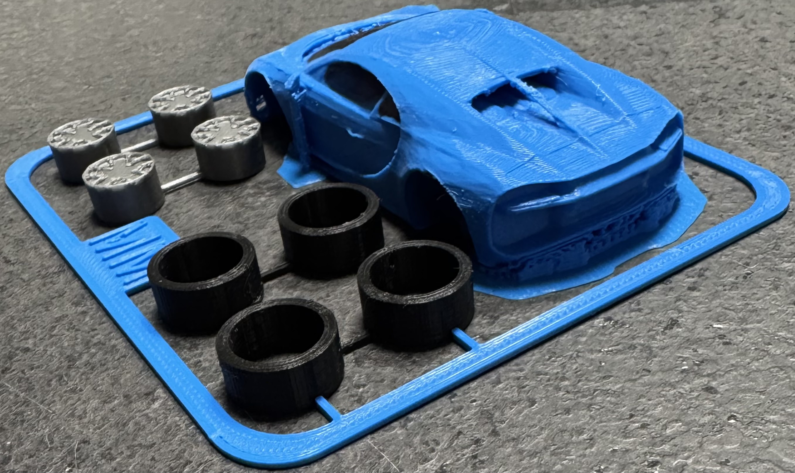 Miniatura 5 do modelo 3D Bugatti Chiron kit card
