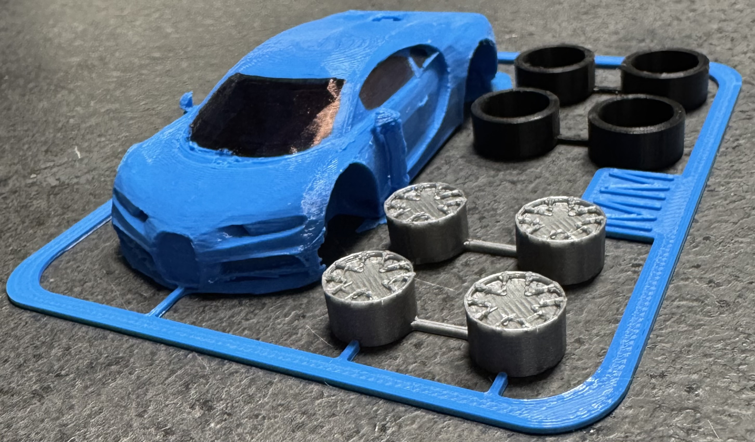 Miniatura 3 do modelo 3D Bugatti Chiron kit card