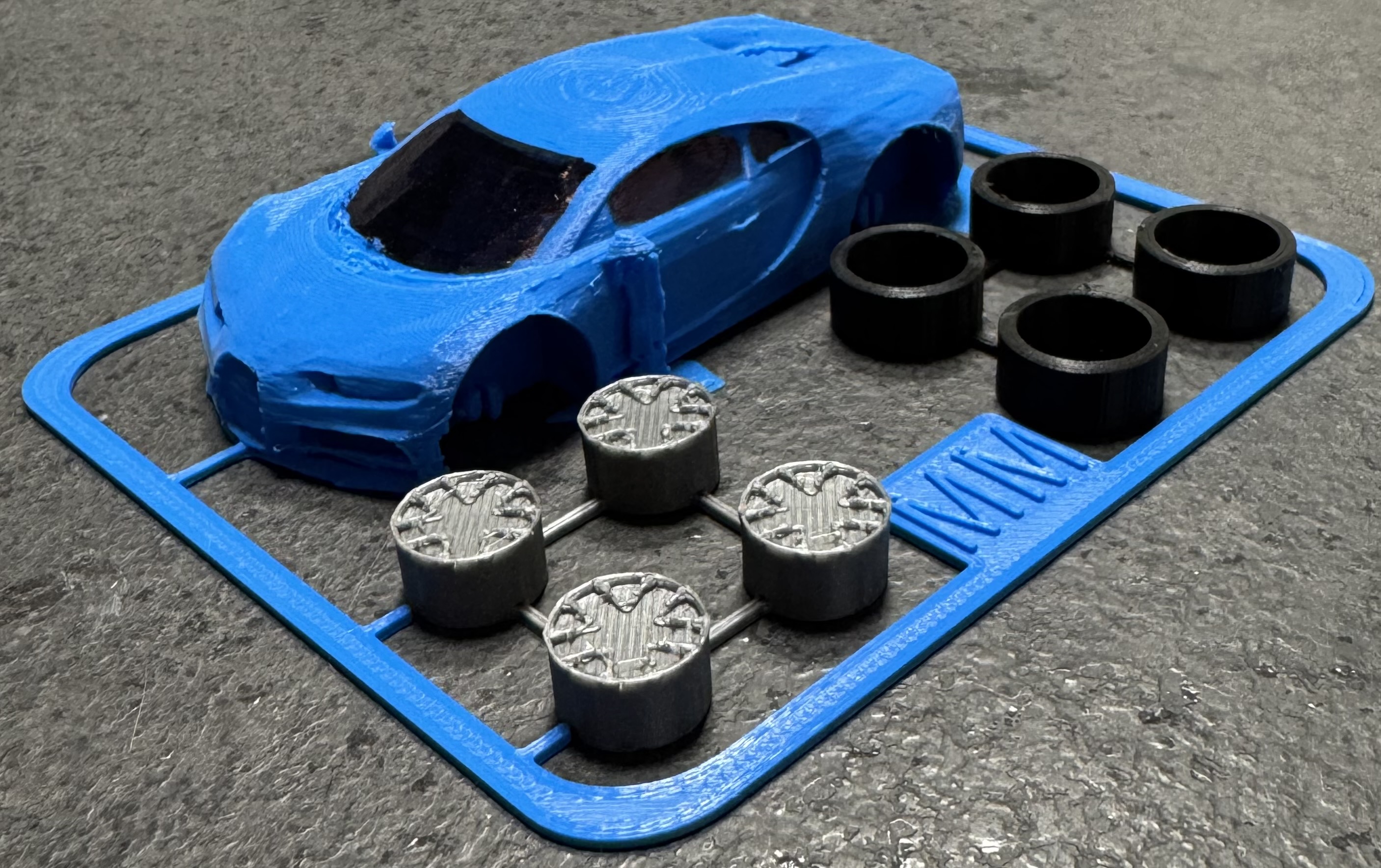 Miniatura 7 do modelo 3D Bugatti Chiron kit card