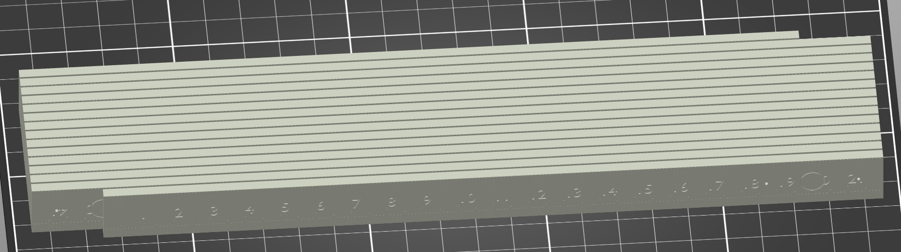 folding ruler 3m print in place hinges
