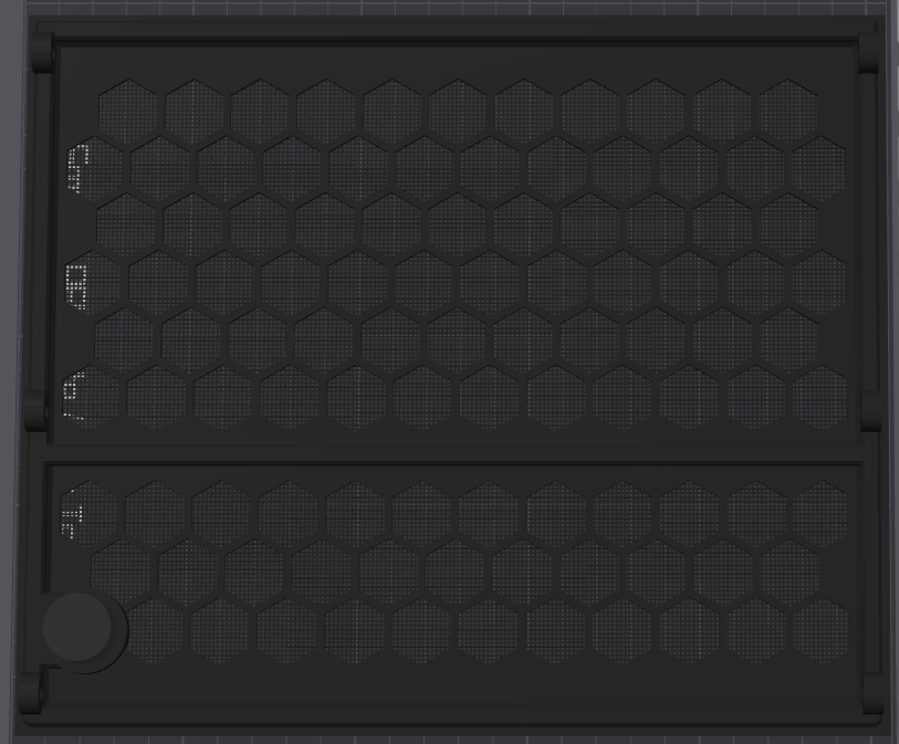 Case Cover with mesh + 2x 120mm vent version for 8 bay nas case