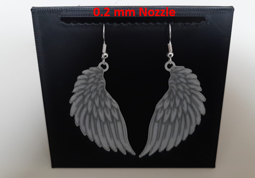 Christmas Angel Wings Earrings