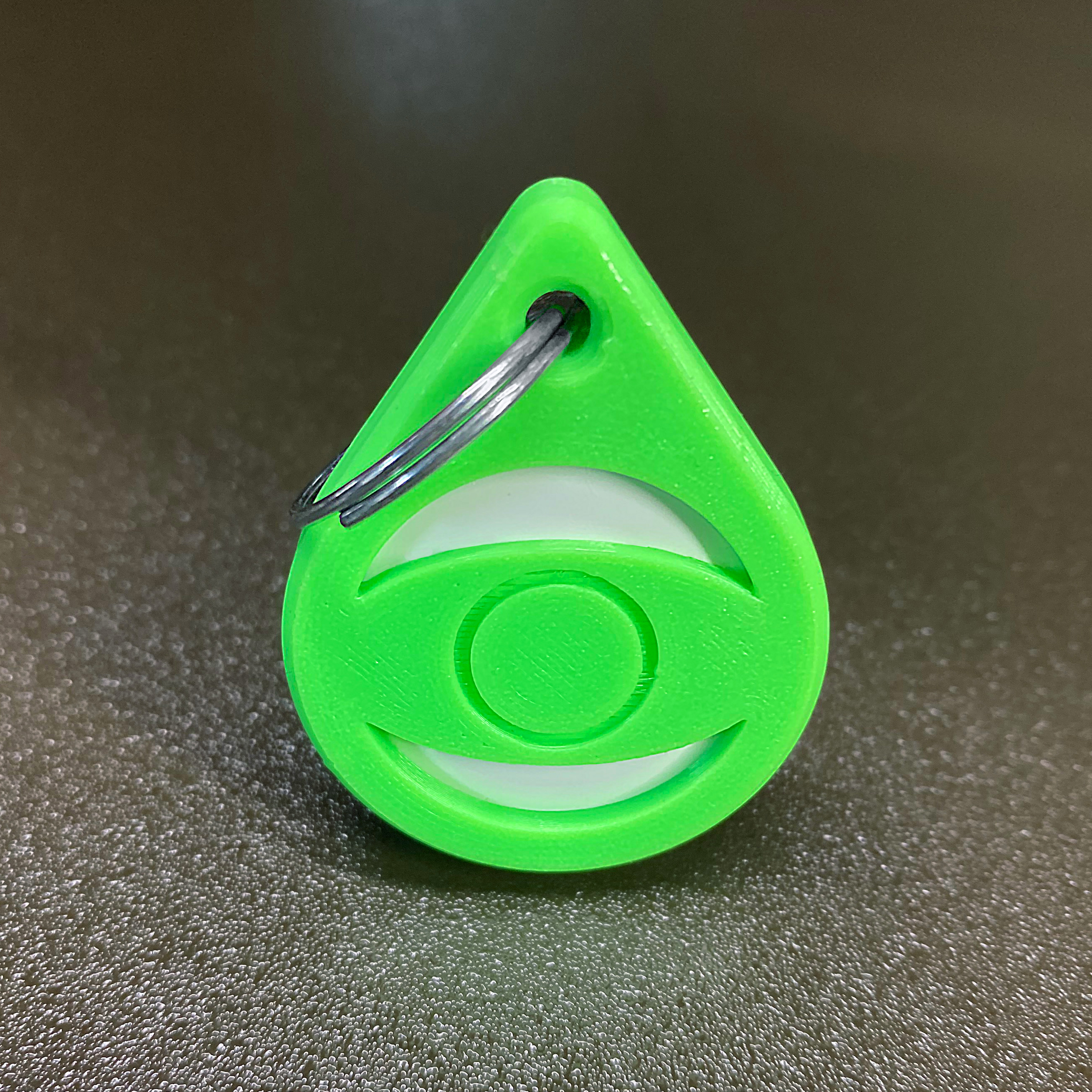All-Seeing Eye Airtag Keychain