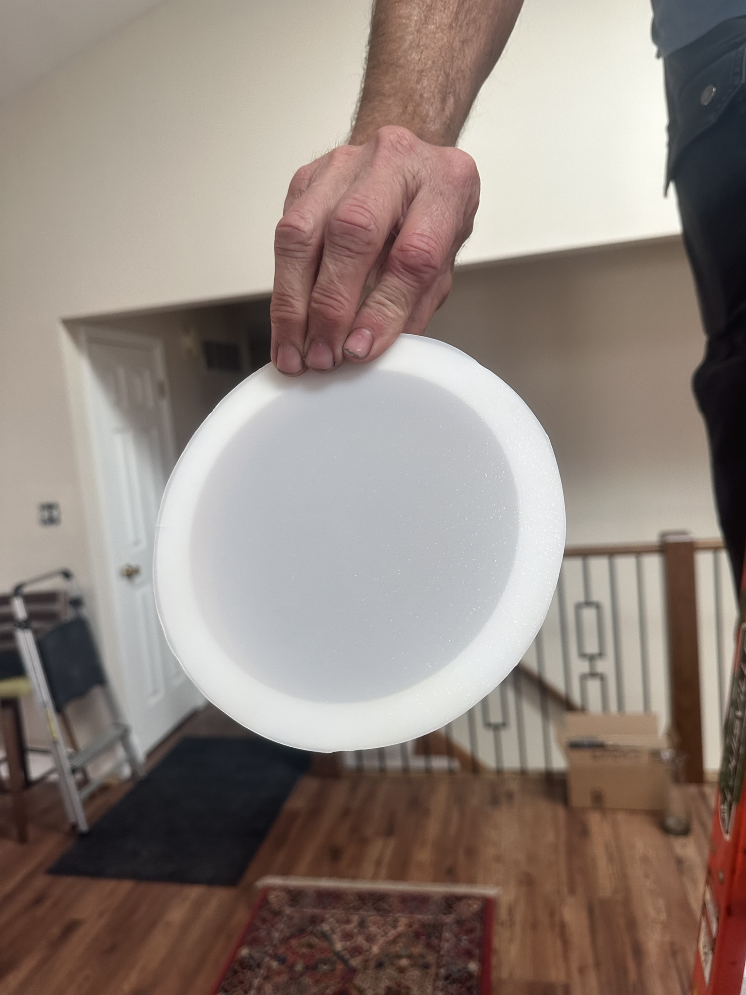Miniatura 3 do modelo 3D Ceiling Fan Light Diffuser Ring
