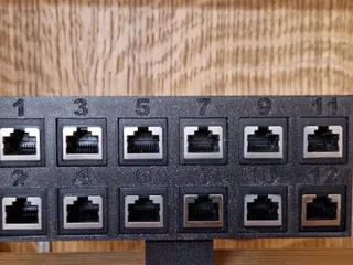 Patch panel by PCHe | Download free STL model | Printables.com
