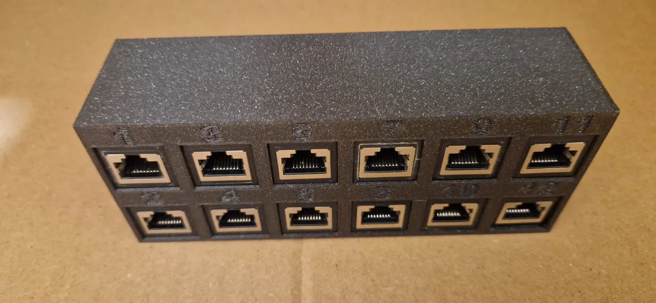 Patch panel by PCHe | Download free STL model | Printables.com
