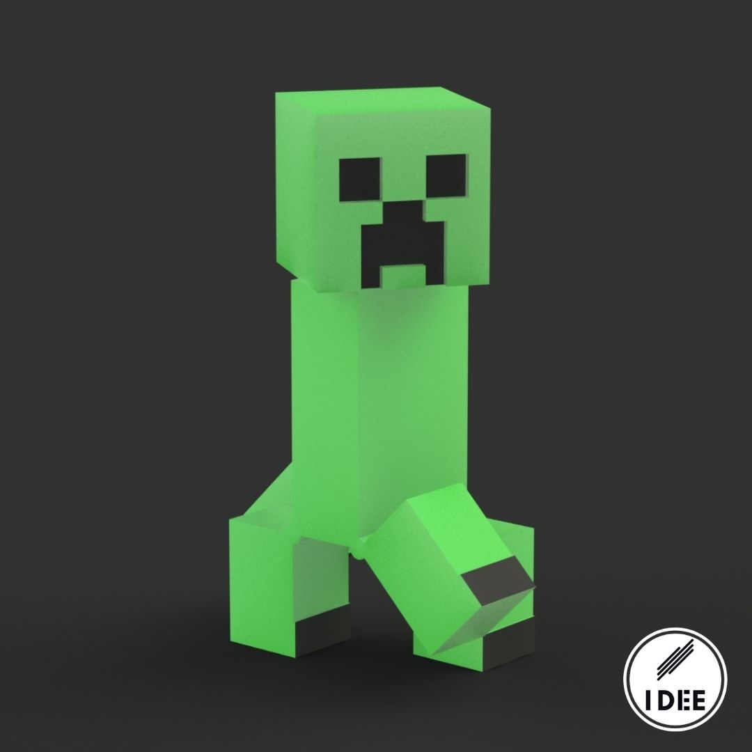 Free STL file Creeper Mug (Minecraft) ☕・3D printing model to download・Cults