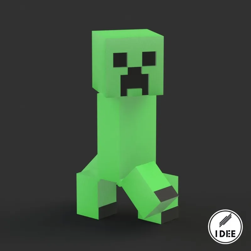 Minecraft Creeper Bookmark by Michael, Download free STL model