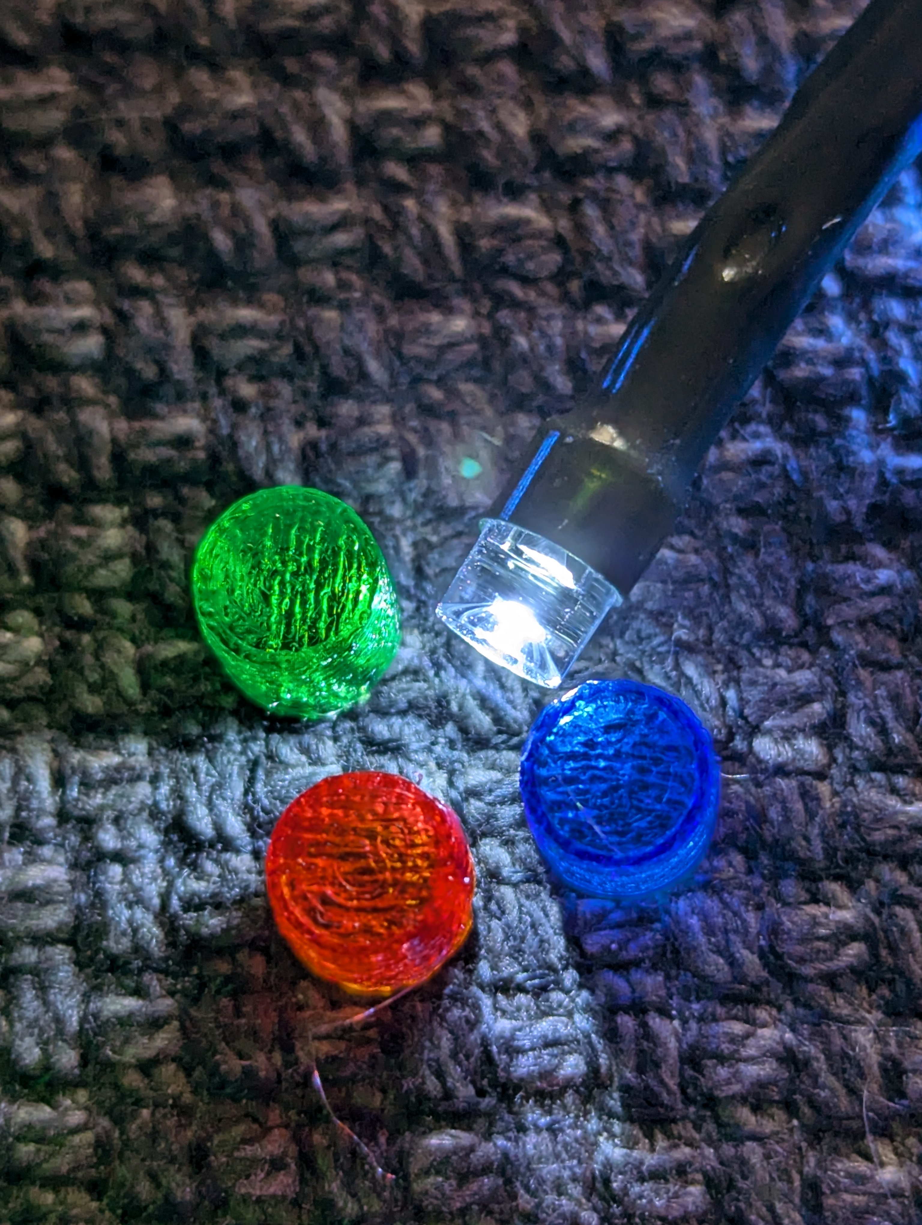 Miniatura 3 do modelo 3D Dollar Store Christmas Light Cap Covers