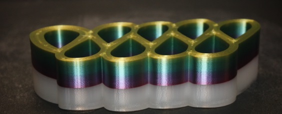 White & Green Ribbon Candy