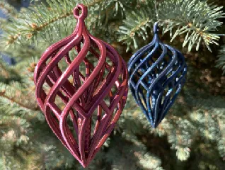 Spiral Tear Ornament