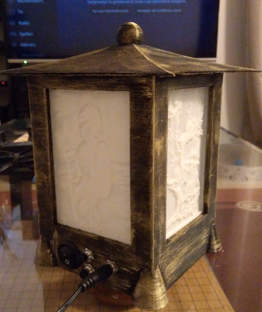 Lithophane lantern