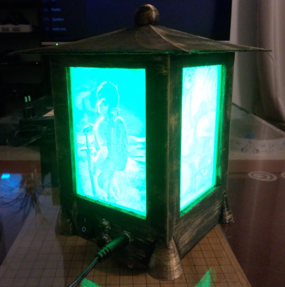 Miniatura 2 do modelo 3D Lithophane lantern