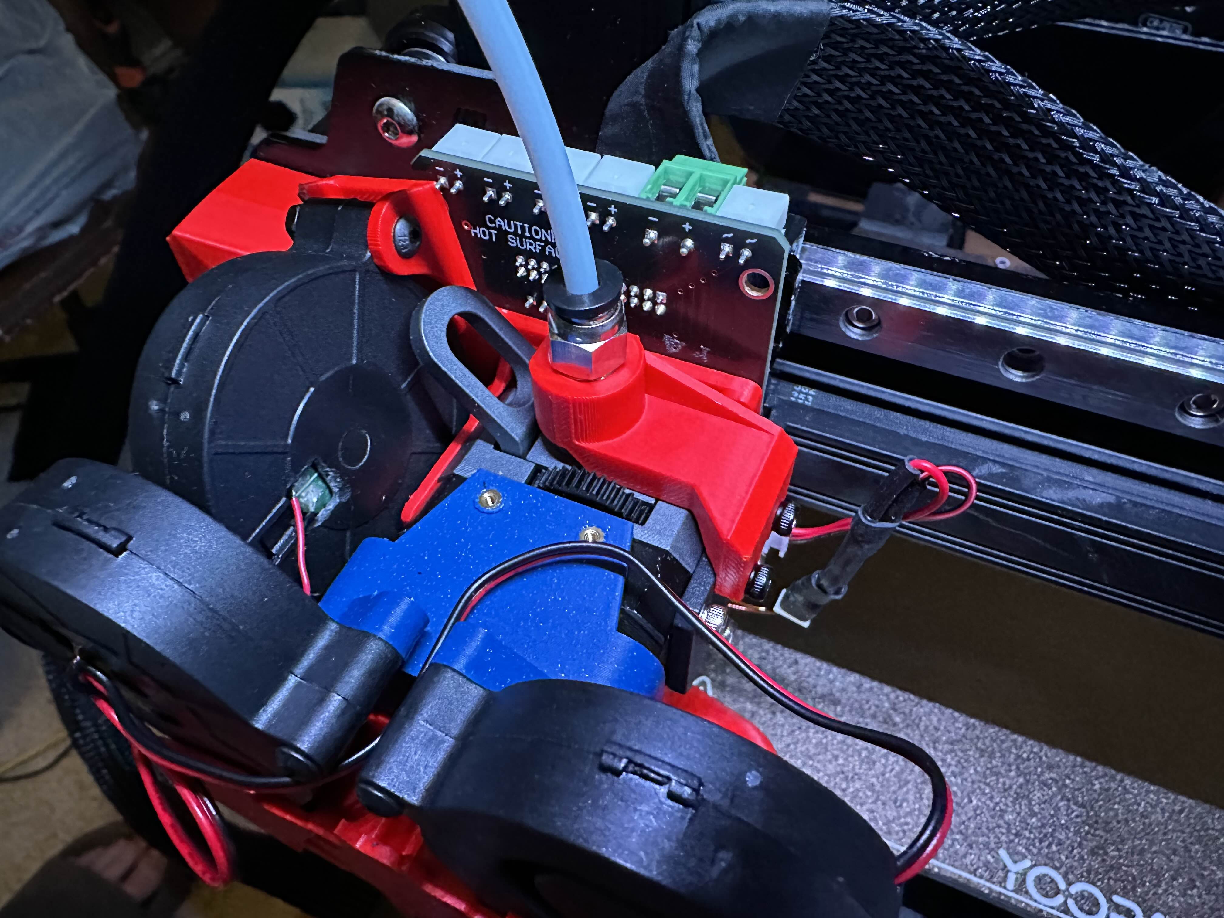 Zero Y-Offset + 5015 Fan Backplate for Sprite Pro (With PTFE coupler) — miniatura 2